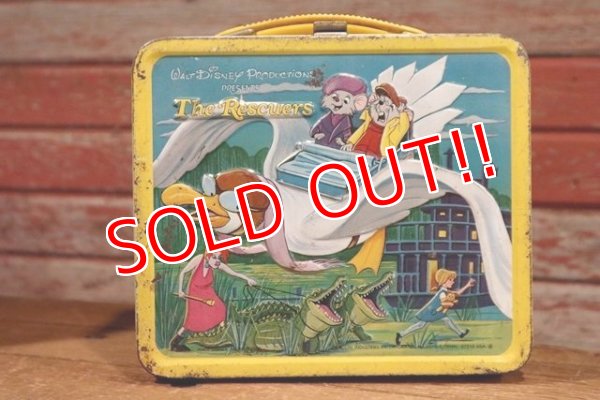 画像1: ct-190905-75 The Rescuers / Aladdin 1970's Lunch Box