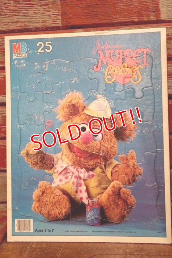 画像1: ct-151118-36 Baby Fozzie Bear / 1980's Frame Tray Puzzle