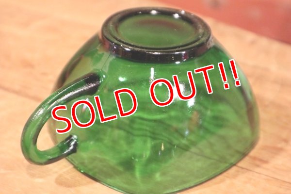 画像5: nfk-190801-12 Fire-King / 1950's Forest Green Charm Cup & Sauser