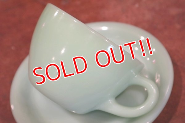 画像2: dp-180508-70 Fire-King / Extra Heavy 1940's-1950's Cup & Saucer