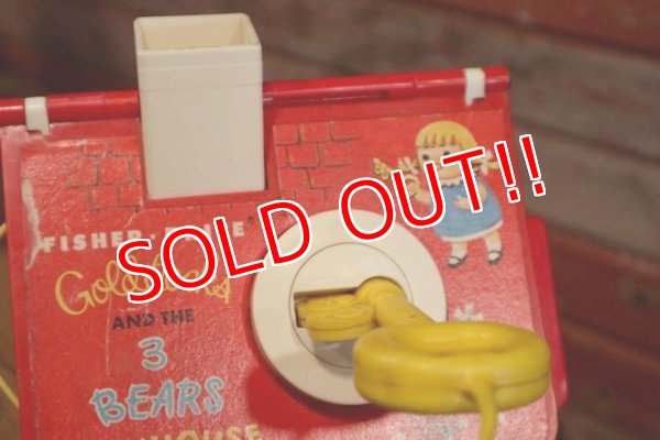 画像7: ct-190901-03 Fisher-Price / 1967 Goldilocks and the 3 Bears Playhouse