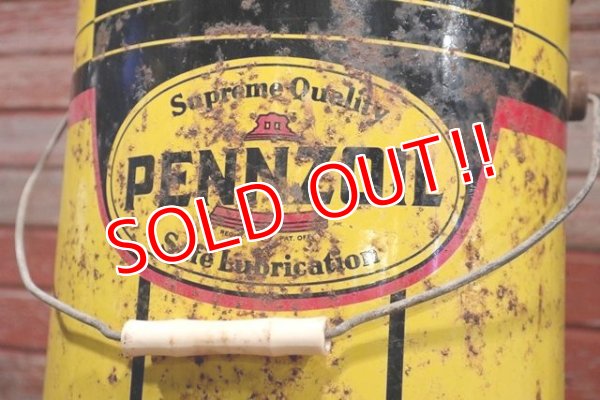 画像5: dp-191001-06 PENNZOIL / 1973 5 U.S.Gallons Motor Oil Can