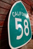 画像4: dp-191001-11 Road Sign "CALIFORNIA 58"