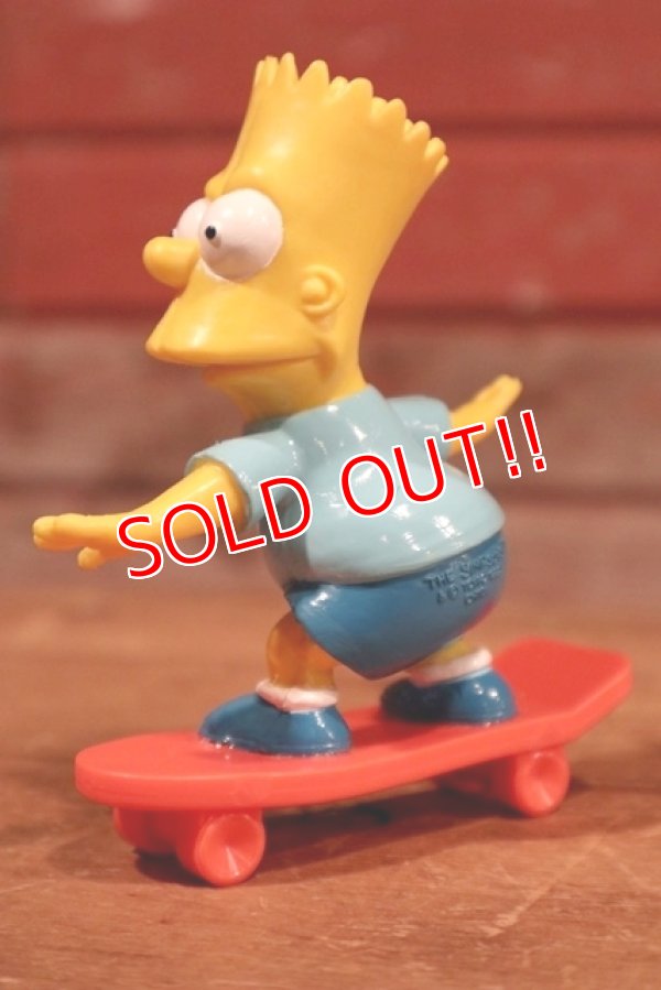 画像3: ct-191001-17 the Simpsons / Bart 1990's PVC "Skateboard"