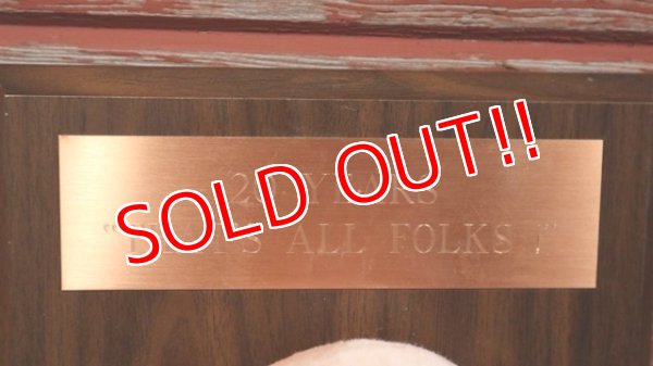 画像4: ct-190910-08 Porky Pig / 1980's-1990's Plush Doll & Wood Plate