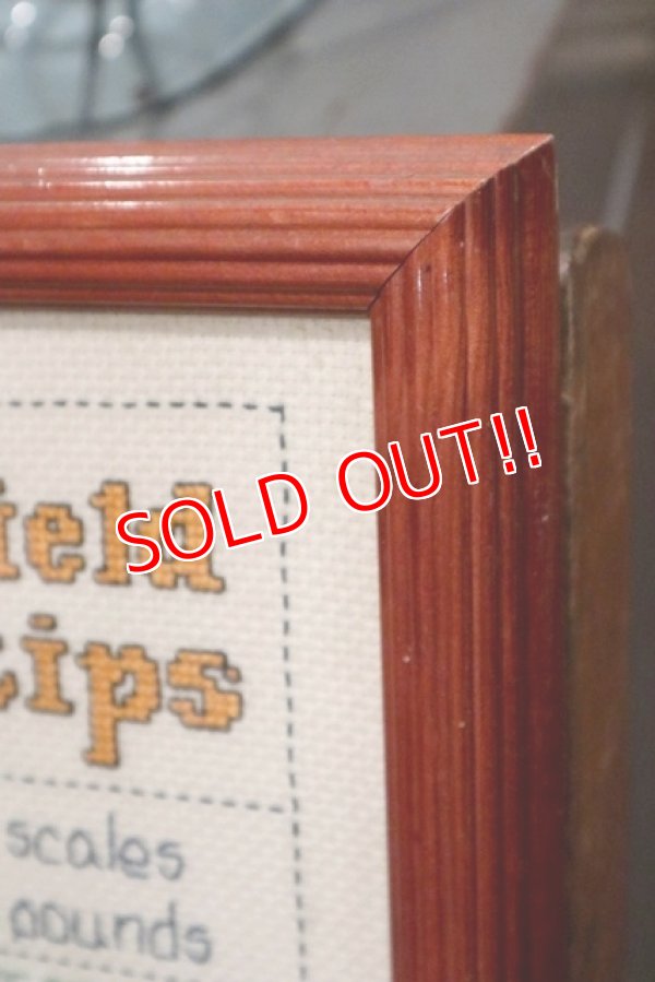 画像6: ct-190905-88 Garfield / 1980's Cross-stitch Wall Deco