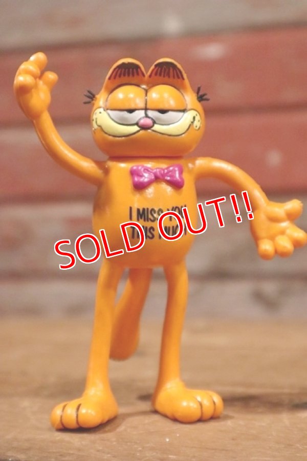 画像1: ct-191001-04 Garfield / DAKIN 1980's Bendable Figure