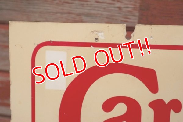 画像6: dp-190901-31 Carnation / Vintage Plastic Sign