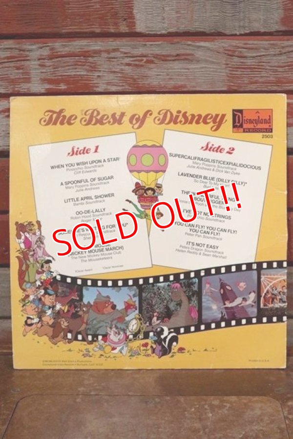 画像5: ct-190905-81 The Best of Disney Volume Two / 1970's Record