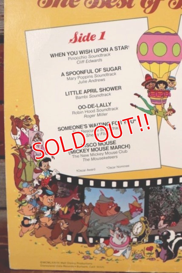 画像6: ct-190905-81 The Best of Disney Volume Two / 1970's Record