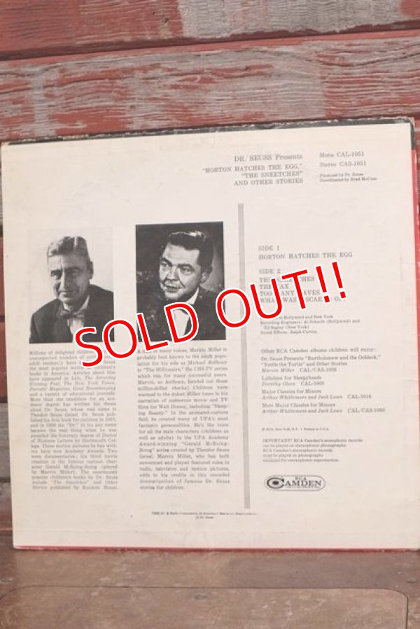 画像7: ct-190910-10 Dr.Seuss / 1970's Record