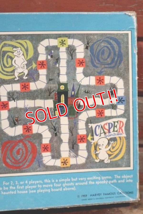 画像3: ct-190910-80 Casper / Milton Bradley 1959 Board Game