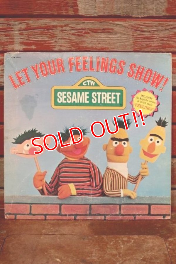 画像1: ct-190910-02 Sesame Street / LET YOUR FEELINGS SHOW! 1977 Record