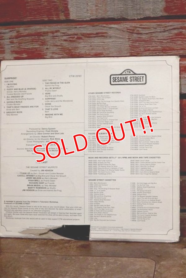 画像6: ct-190910-03 Sesame Street / SURPRISE! 1983 Record