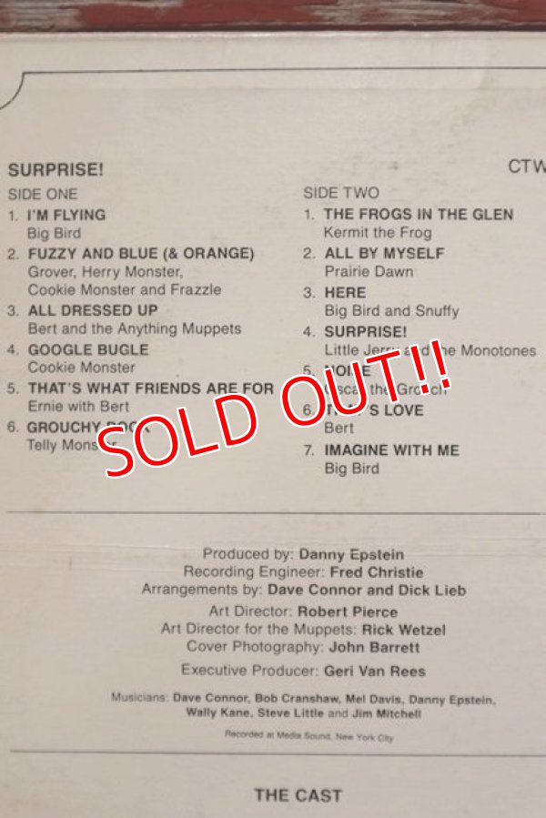 画像7: ct-190910-03 Sesame Street / SURPRISE! 1983 Record