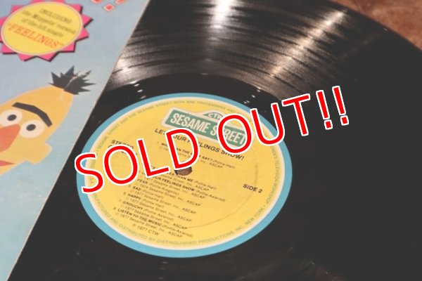 画像8: ct-190910-02 Sesame Street / LET YOUR FEELINGS SHOW! 1977 Record