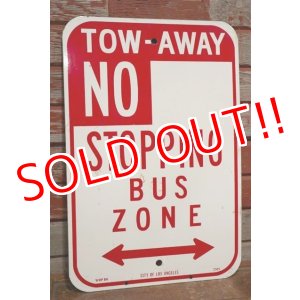 画像: dp-191001-21 Road Sign "NO STOPPING BUS ZONE"