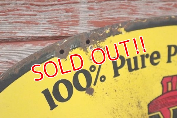 画像3: dp-191001-22 PENNZOIL / 1950's-1960's W-side Metal Sign