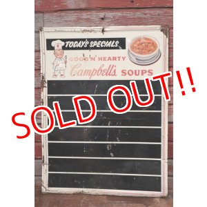 画像: dp-191001-29 Campbell's / 1960's-1970's Menu Board