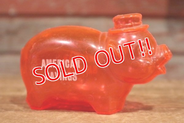 画像2: ct-191001-120 American Savings / Vintage Piggy Bank