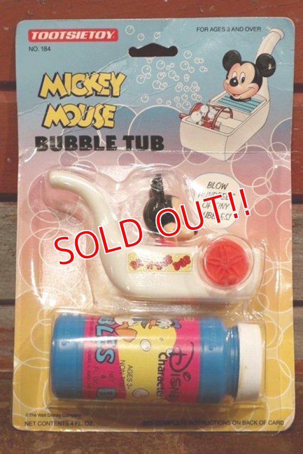 画像1: ct-191001-123 Mickey Mouse / Tootsietoy 1991 Bubble Tub