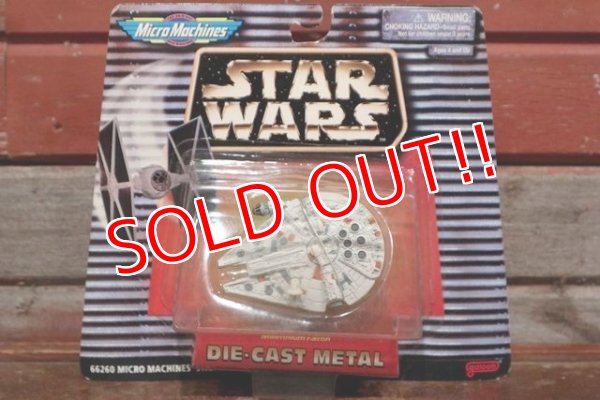 画像1: ct-191101-14 STAR WARS / Micro Machines Die-Cast Metal Millennium Falcon