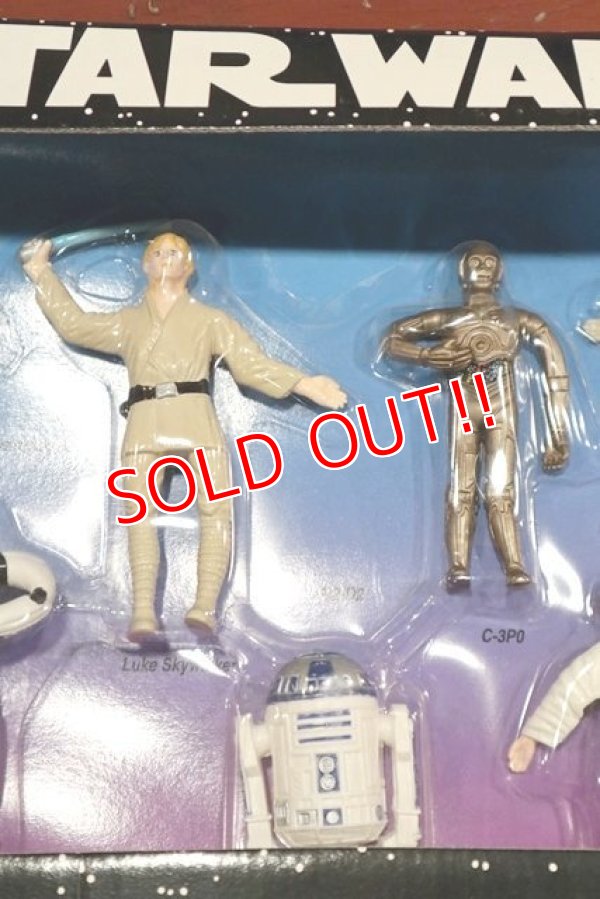 画像3: ct-190905-45 STAR WARS / Justoys 1993 Bendable Figure Set