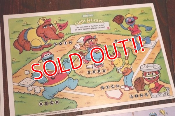 画像5: ct-190910-33 Sesame Street / Milton Bradley 1991 Light & Learn