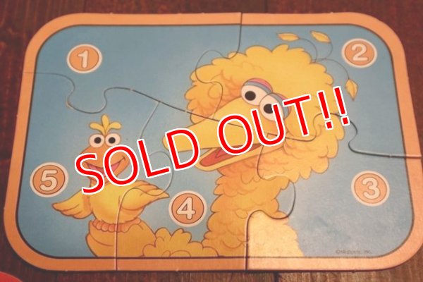 画像5: ct-190910-34 Sesame Street / Milton Bradley 1989 Number Puzzles Game