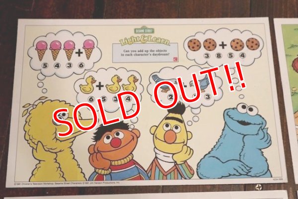 画像4: ct-190910-33 Sesame Street / Milton Bradley 1991 Light & Learn