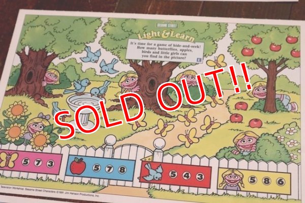 画像10: ct-190910-33 Sesame Street / Milton Bradley 1991 Light & Learn