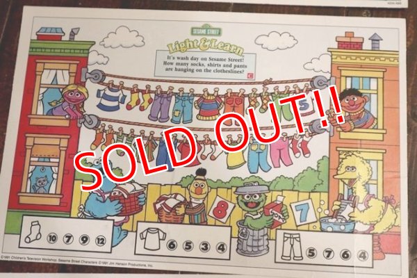 画像6: ct-190910-33 Sesame Street / Milton Bradley 1991 Light & Learn