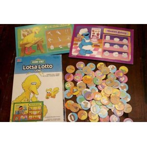 画像: ct-190910-35 Sesame Street / Milton Bradley 1989 Lotsa Lotto Game