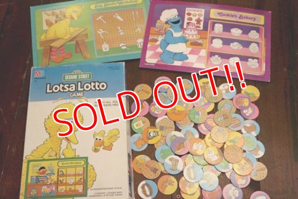画像1: ct-190910-35 Sesame Street / Milton Bradley 1989 Lotsa Lotto Game