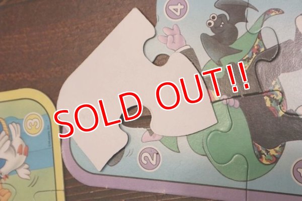 画像8: ct-190910-34 Sesame Street / Milton Bradley 1989 Number Puzzles Game