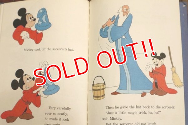 画像6: ct-191001-105 Mickey Mouse / Fantasia The Sorcerer's Apprentice 1970's Picture Book