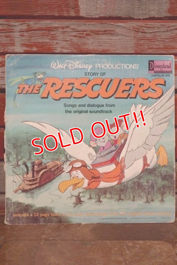 画像1: ct-190910-04 The Rescuers / 1970's Record & Book