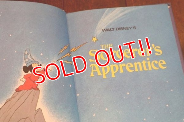 画像2: ct-191001-105 Mickey Mouse / Fantasia The Sorcerer's Apprentice 1970's Picture Book