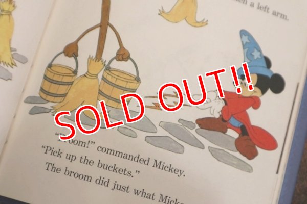 画像4: ct-191001-105 Mickey Mouse / Fantasia The Sorcerer's Apprentice 1970's Picture Book