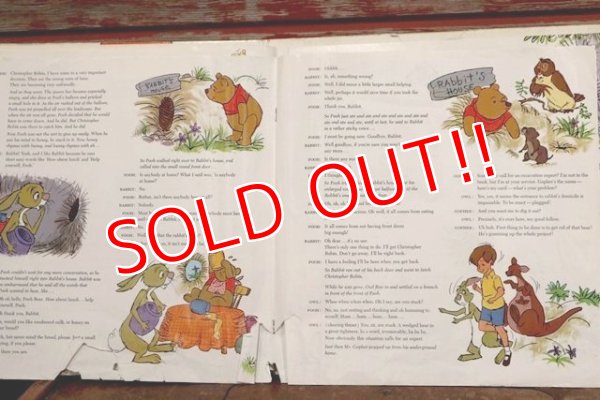 画像7: ct-190910-05 Winnie the Pooh and the honey tree 1970's Record & Book