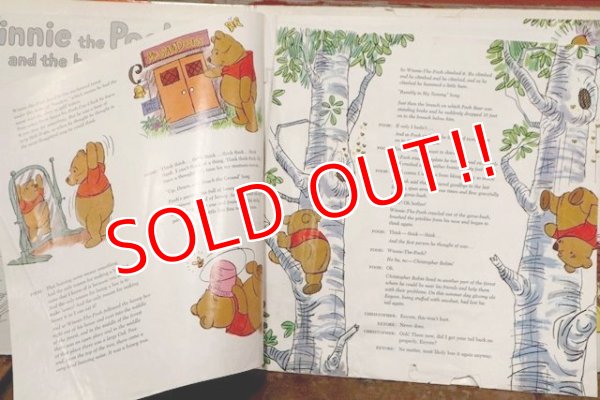画像4: ct-190910-05 Winnie the Pooh and the honey tree 1970's Record & Book