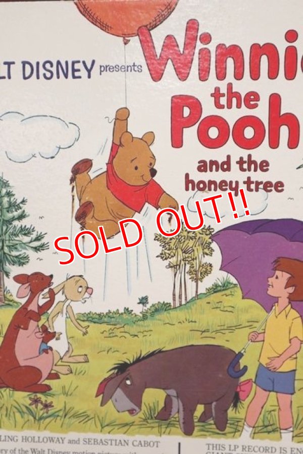 画像2: ct-190910-05 Winnie the Pooh and the honey tree 1970's Record & Book