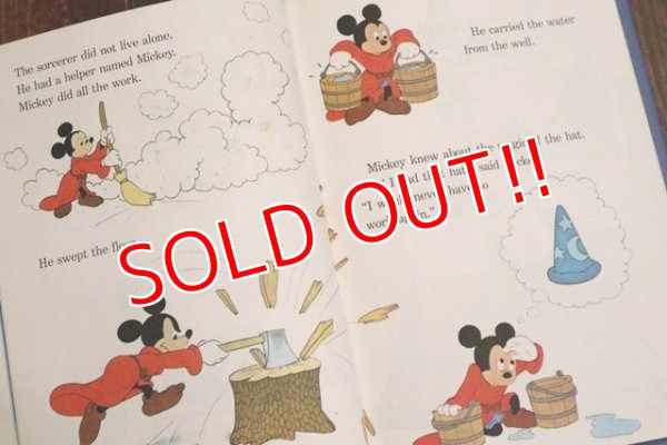 画像3: ct-191001-105 Mickey Mouse / Fantasia The Sorcerer's Apprentice 1970's Picture Book