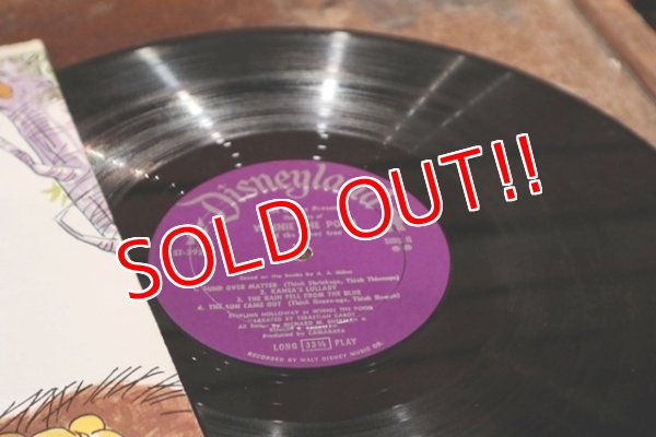 画像11: ct-190910-05 Winnie the Pooh and the honey tree 1970's Record & Book