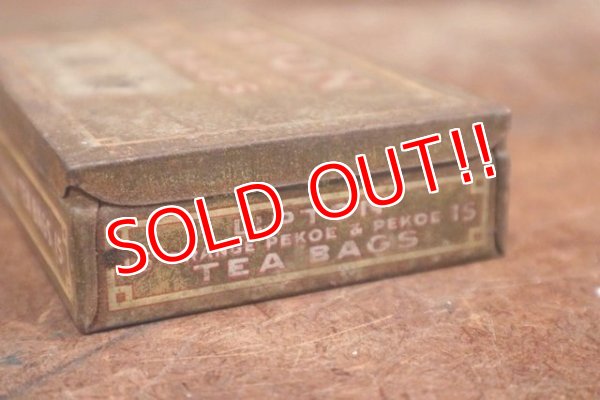 画像2: dp-191110-09 LIPTON'S / 1940's TEA BAGS Tin Can