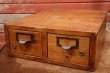 画像1: dp-191101-08 Vintage Wood Card Cabinet