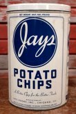 画像1: dp-191110-01 Jay's / Vintage Potato Chips Can