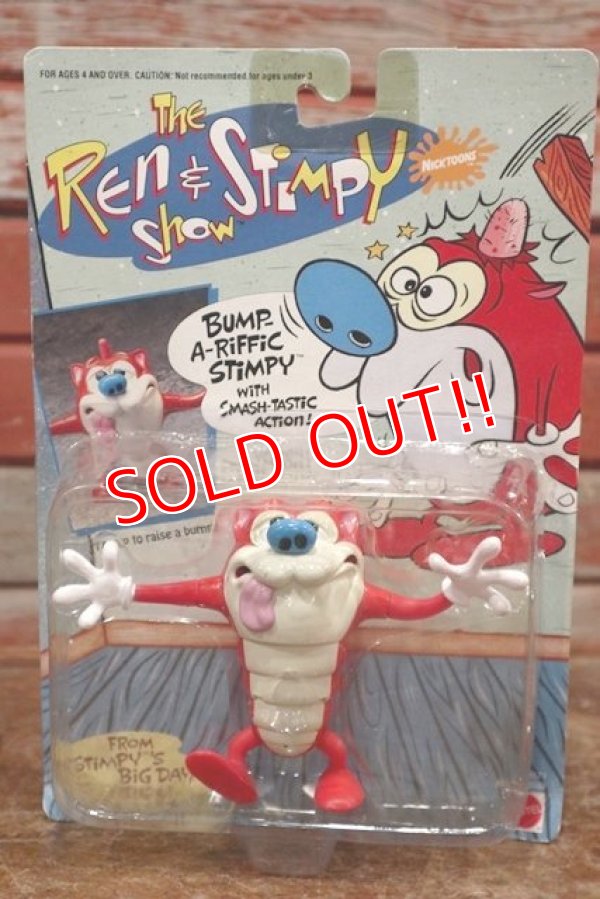 画像1: ct-191101-05 The Ren & Stimpy Show / Mattel 1990's Bump-a Riffic Stimpy