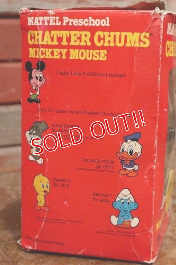 画像4: ct-191101-01 Mickey Mouse / Mattel 1970's Chatter Chums (Box)