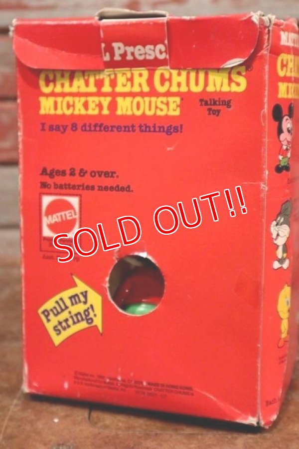 画像6: ct-191101-01 Mickey Mouse / Mattel 1970's Chatter Chums (Box)